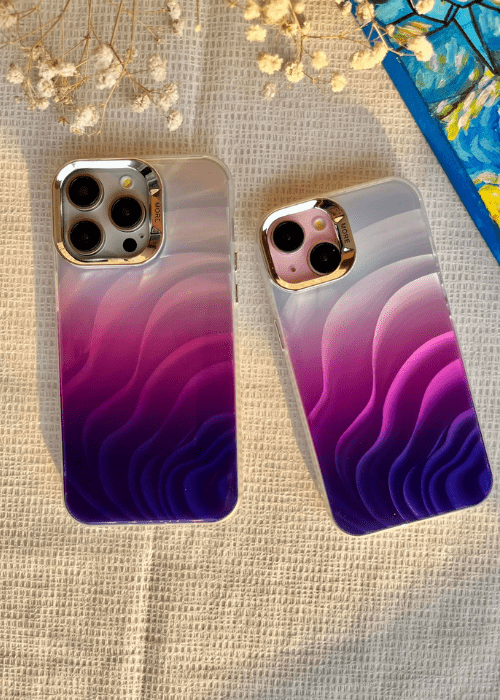 Colourful Waves iPhone Case