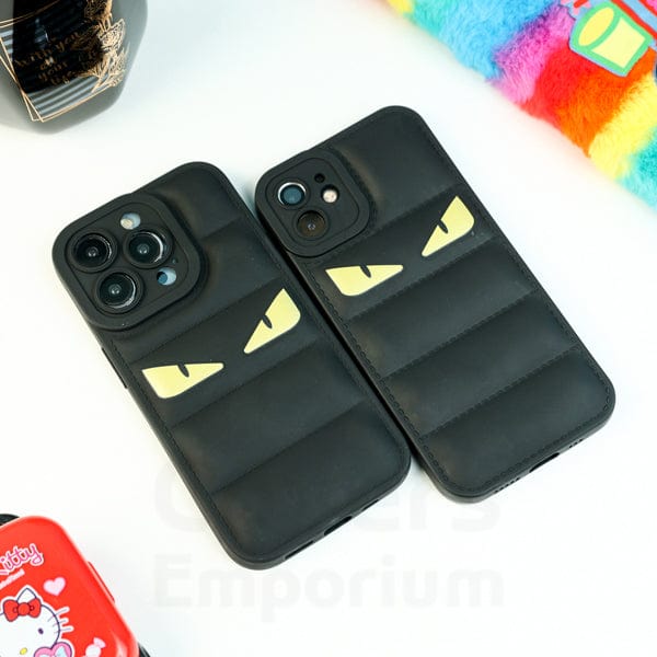 Black Smart Puffer Case #004